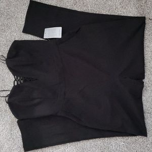 Adelyn Rae strapless jumpsuit tapered leg size medium